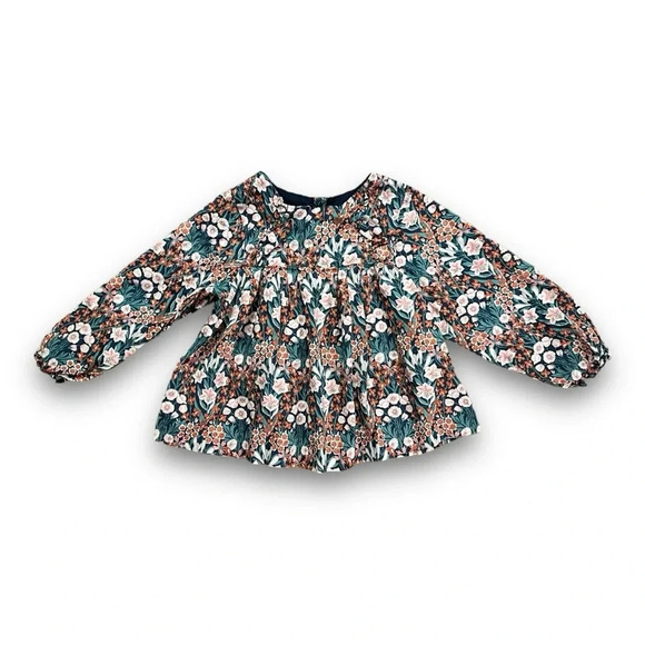 Jacadi Other - Jacadi | Floral Peasant Blouse (24 mos) 🇫🇷